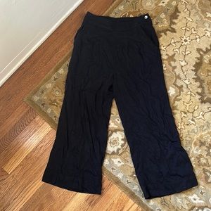 Linen Free People Pants lightly cropped (part of matching set also for sale)